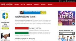 Desktop Screenshot of hu.jobisland.com