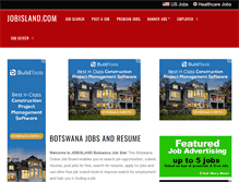 Tablet Screenshot of bw.jobisland.com