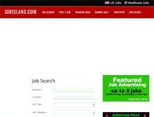 Tablet Screenshot of jobisland.com