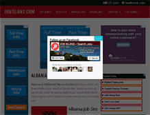 Tablet Screenshot of al.jobisland.com