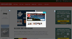Desktop Screenshot of be.jobisland.com