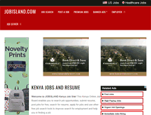 Tablet Screenshot of ke.jobisland.com