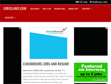 Tablet Screenshot of lu.jobisland.com