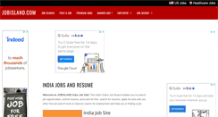 Desktop Screenshot of in.jobisland.com