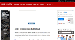 Desktop Screenshot of cz.jobisland.com