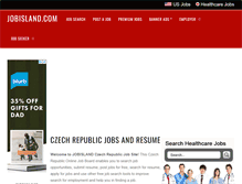 Tablet Screenshot of cz.jobisland.com