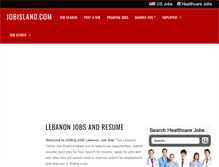Tablet Screenshot of lb.jobisland.com