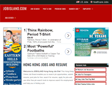 Tablet Screenshot of hk.jobisland.com
