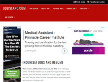 Tablet Screenshot of id.jobisland.com