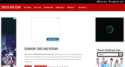 Desktop Screenshot of dk.jobisland.com